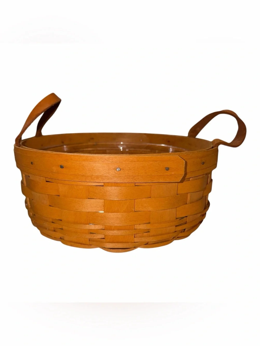 Longaberger Darning Basket with 2 Protectors